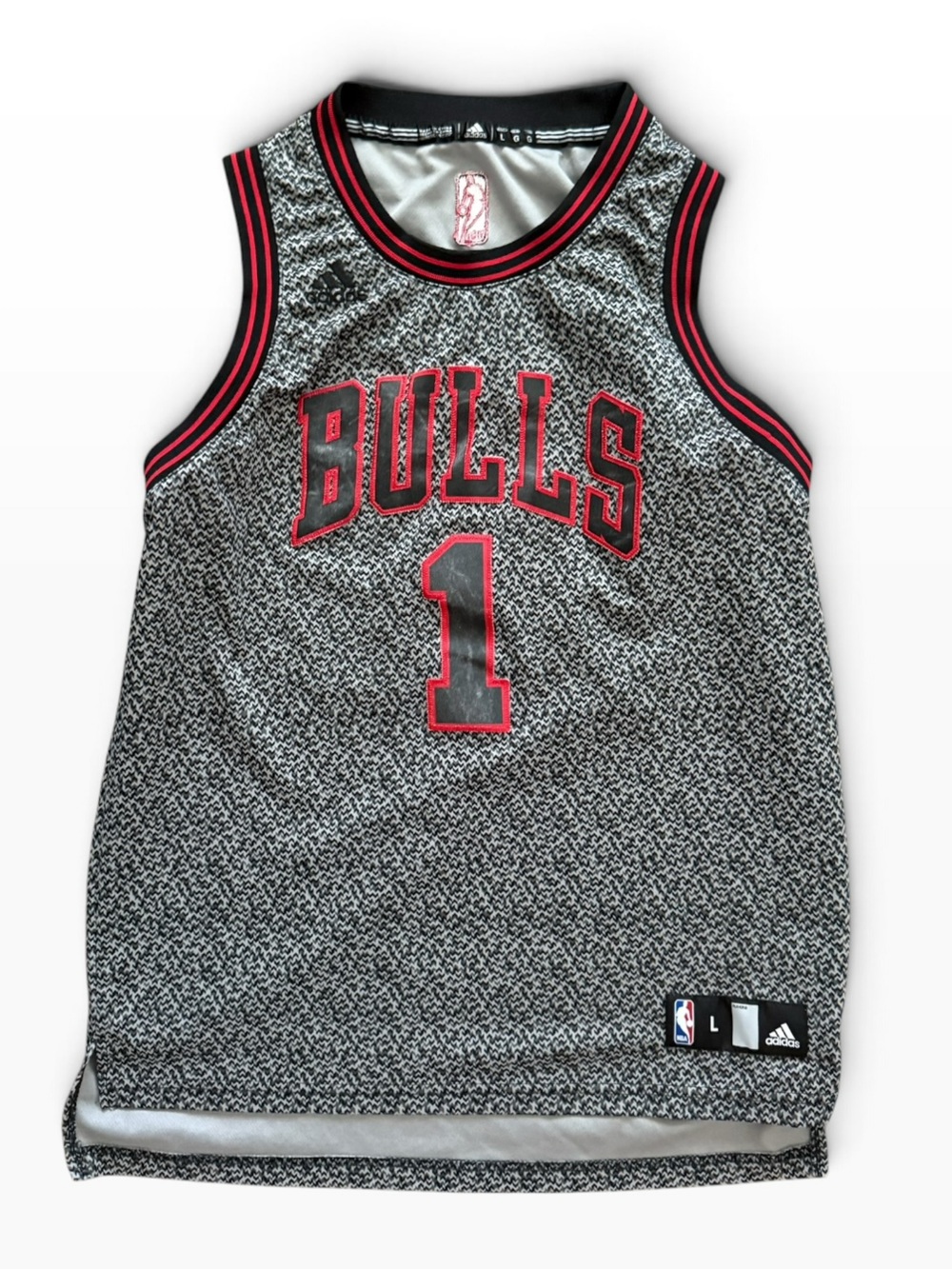 Adidas Chicago Bulls Derrick Rose #1 Static Jersey Youth Boys Size Large